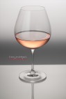 Verre en cristal, vin rosé